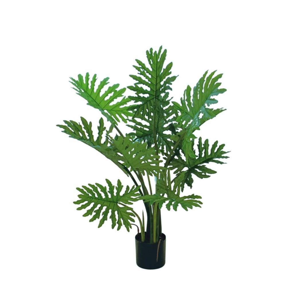 Artificial Philodendron Spring Feather Plant